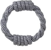 Wholesale - BLACK/WHITE RING ROPE PET TOY C/P 96, UPC: 840345116154